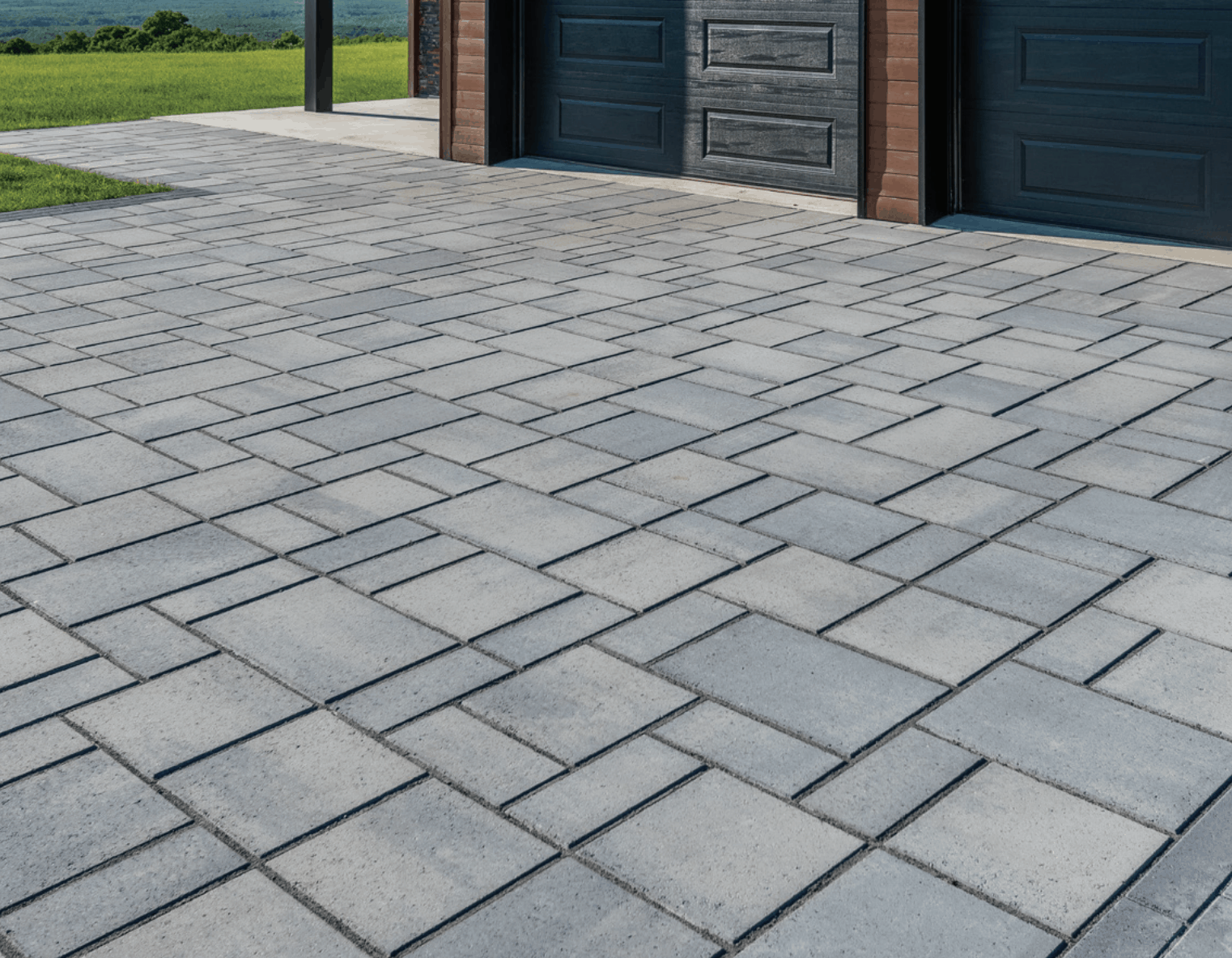 Paver colour and finish samples